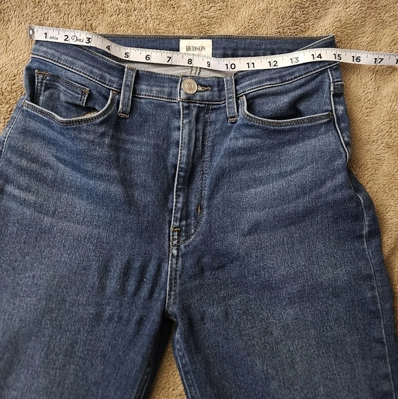 Women's Hudson Blair High Rise Straight Crop Jeans NWOT Sz 27 - Picture 2 of 7